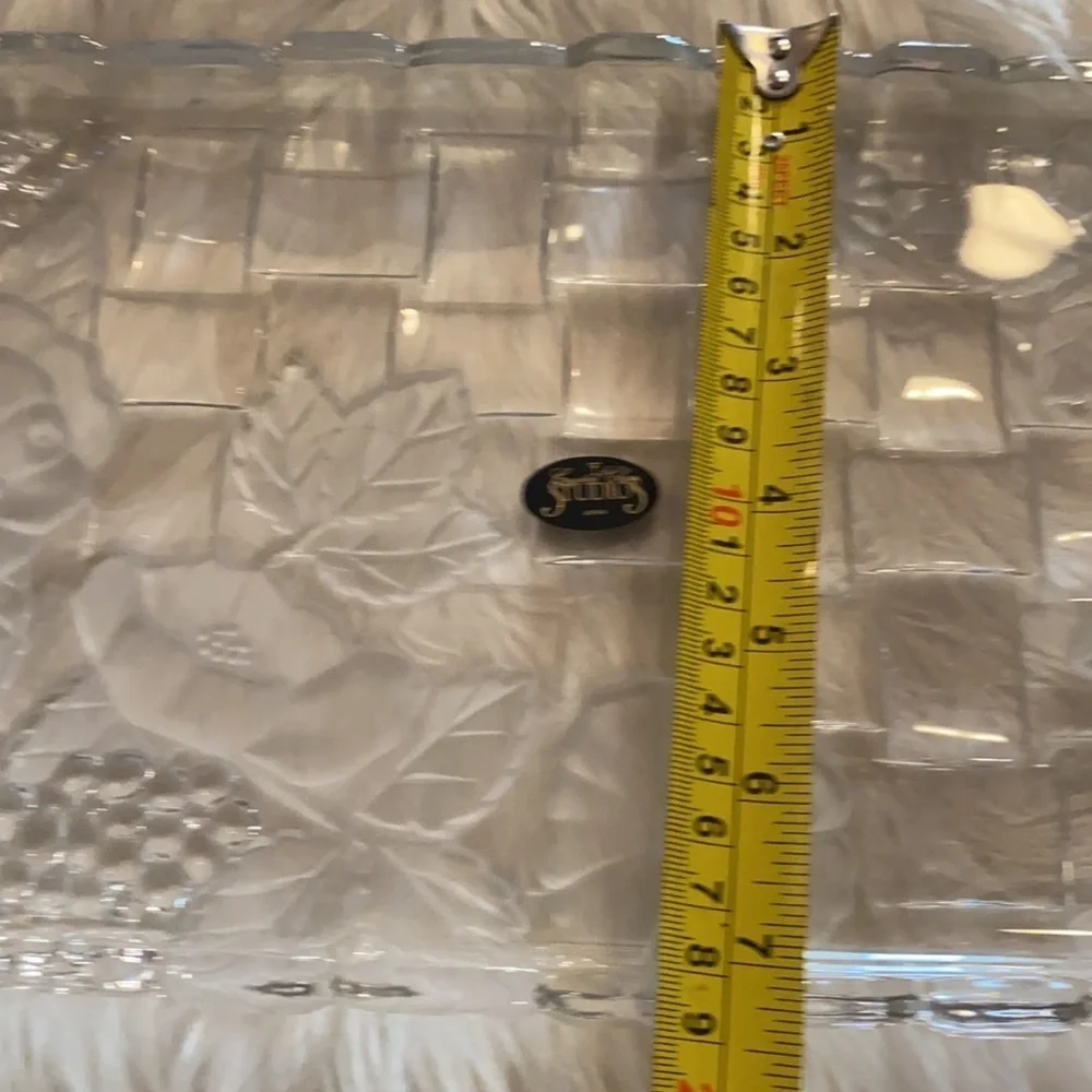 New in box Napoli Crystal platter